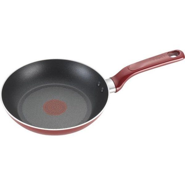 T-Fal/Wearever T-Fal 205616 11.5 in. Excite Non-Stick Fry Pan; Cherry Red 205616